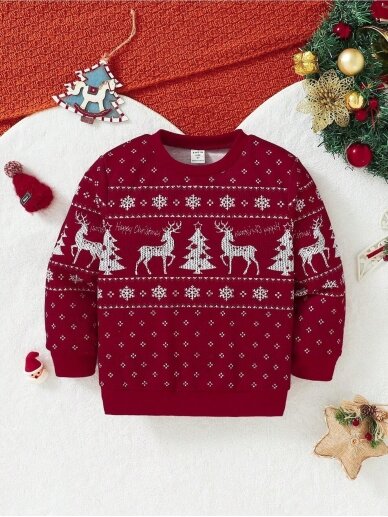 Kalėdinis džemperis su elniais 2721D257