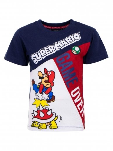 Marškinėliai Super Mario Game Over 2566D6