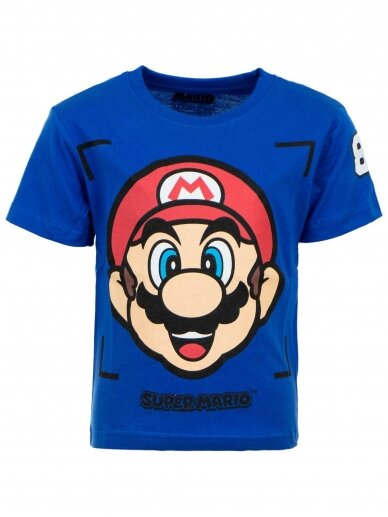 Mėlyni marškinėliai Super Mario 85 2565D3