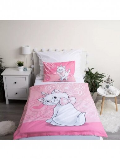 Patalynės komplektas Disney Marie Cat Pink 3217DK09 1