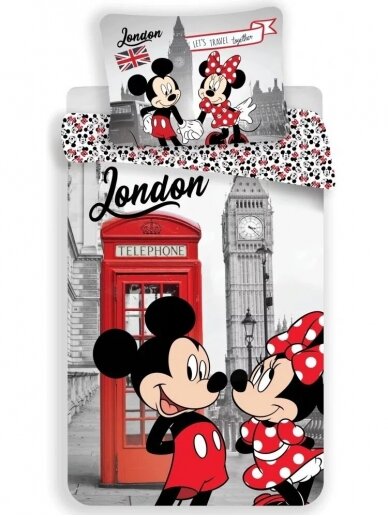 Patalynės komplektas Disney Minnie London 3155D