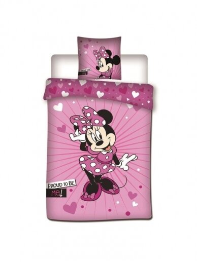 Patalynės komplektas Minnie Mouse Pink 3119D