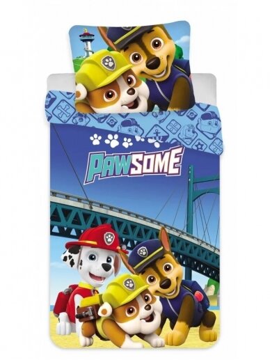 Patalynės komplektas Paw Patrol Bridge 2906D