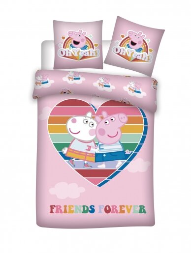 Patalynės komplektas Peppa Pig Friends Forever 3196DP02