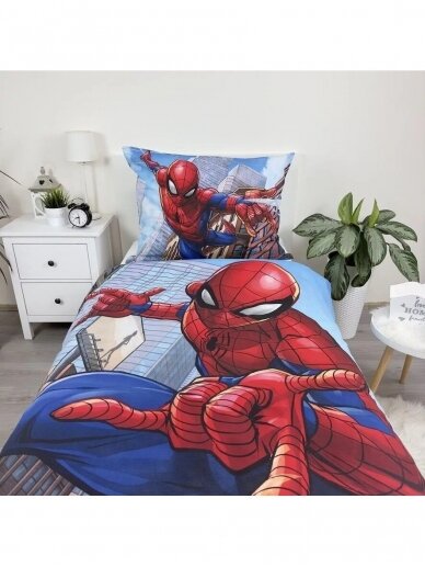 Patalynės komplektas Spiderman City Glider 3200D 2