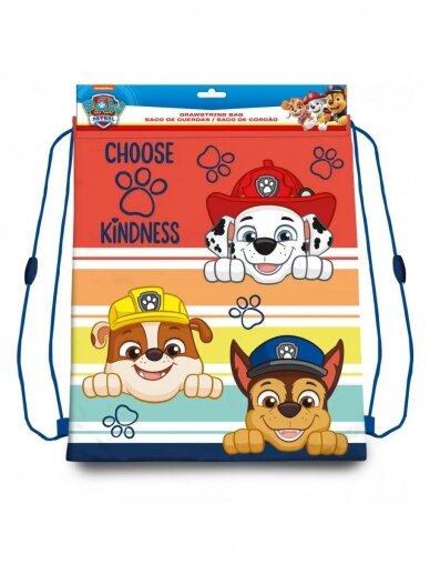 Paw Patrol maišelis sportinei aprangai 1528D062