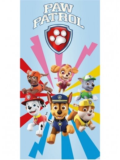 Paw Patrol paplūdimio rankšluostis – Colors 2460D221