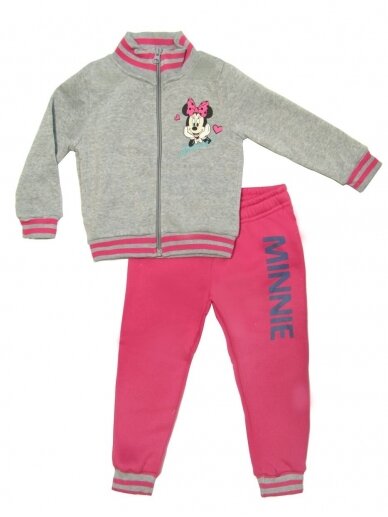 Pilkas rožinis sportinis kostiumas MINNIE MOUSE 0413D068