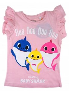 Rožinės spalvos marškinėliai Baby Shark Dooo 2890D83