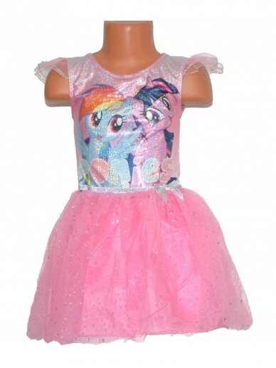 Rožinės spalvos suknelė su tiuliu My Little Pony 1165D297 1
