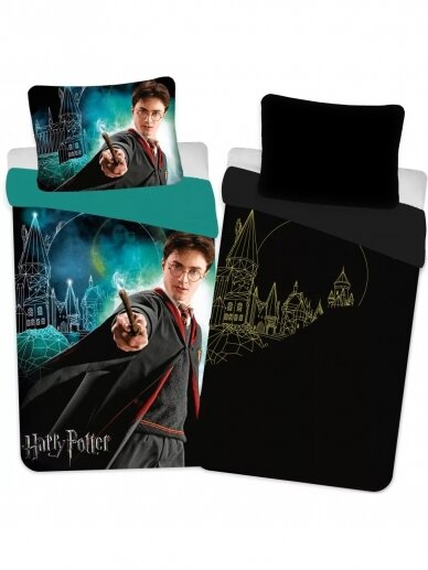 Švytinti tamsoje patalynė Harry Potter Glow 3267D312