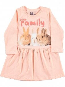 Vaikiška suknelė Pink Family 3279D16