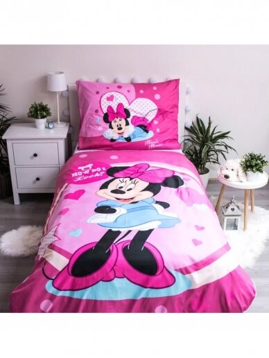 Vaikiškas patalynės komplektas Disney Minnie 2104D