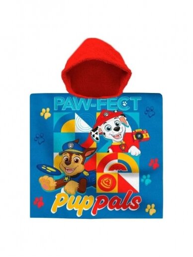 Vaikiškas pončas Paw Patrol Paw-fect 3143D135