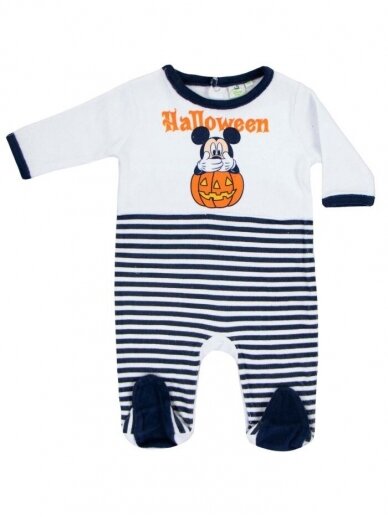 Veliūrinis kombinezonas Mickey Mouse Halloween Blue 3122D103