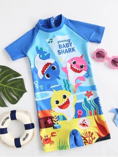 Vientisas maudymosi kostiumėlis Baby Shark 2240KD09